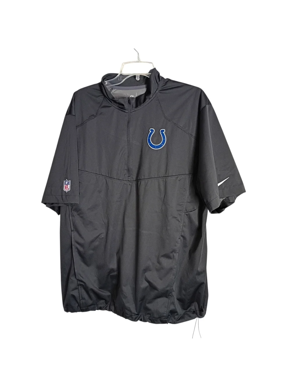 Nike Indianapolis Colts Black Short-Sleeve Pullover - Large